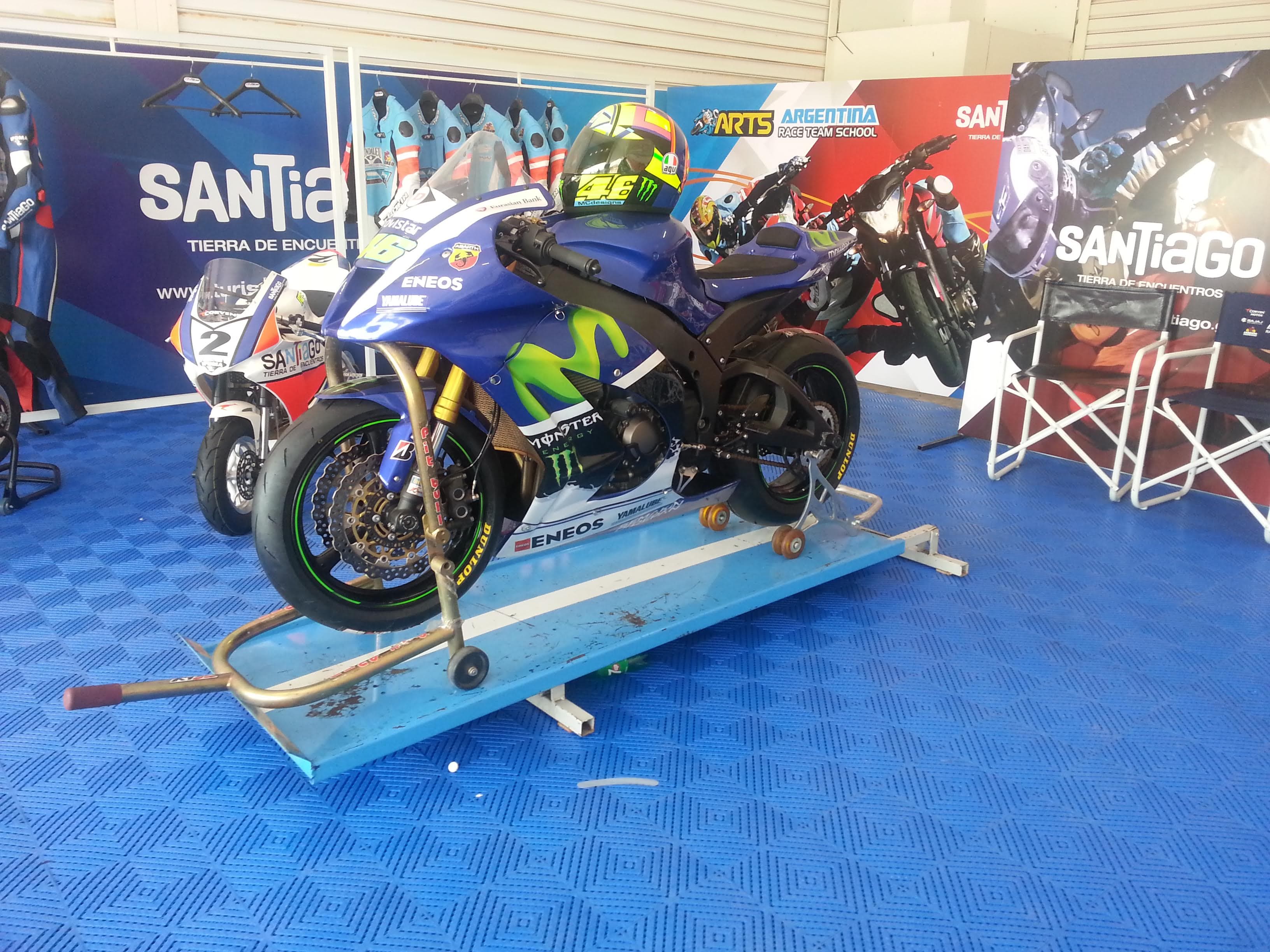 Moto de VR46 expo